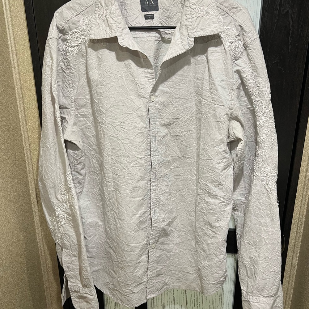Armani long sleeve size large